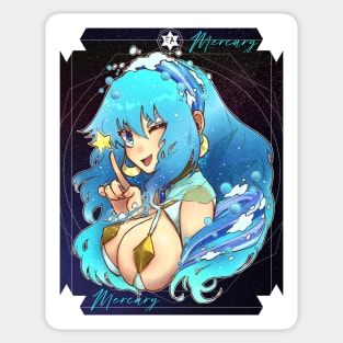 Girls of Galaxy -   Mercury Sticker